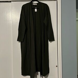 NWT LOFT Long Open Cardigan Coat